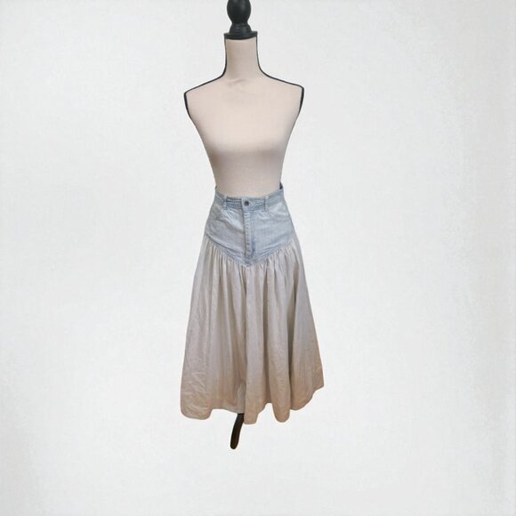 Vintage 41 Park Denim & Cotton Prairie Skirt - Picture 2 of 6